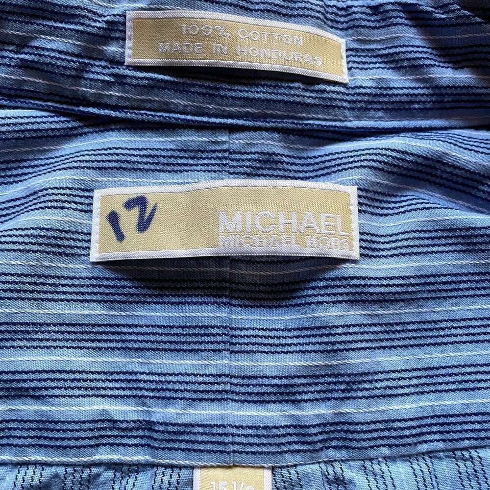Michael Kors Men's Button Down Long Sleeve SZ M - Picture 2 of 6